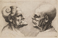 TvB G 4212
<br/>
Twee karikaturale koppen
<br/>
<em>Hollar, Wenzel (1607-1677)</em>